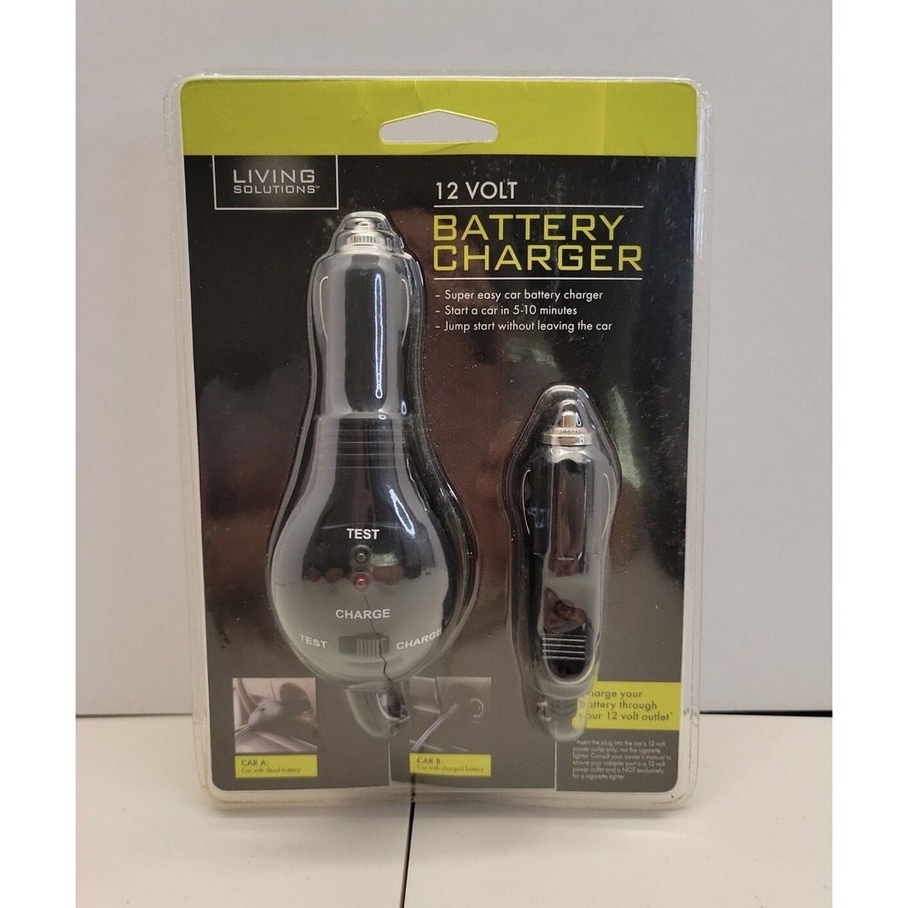 12 Volt Car Battery Charger Plug-in Easy Set Up‎ Starts Car In 5-10 Minutes NEW